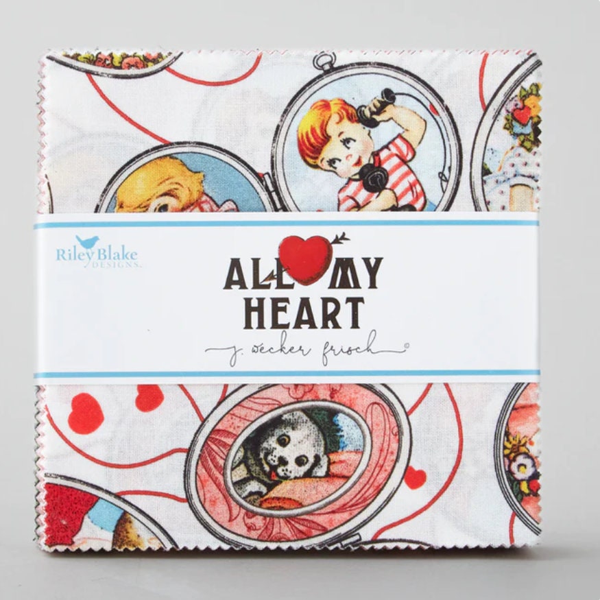 All My Heart Charm Pack - J. Wecker Frisch - Riley Blake Designs