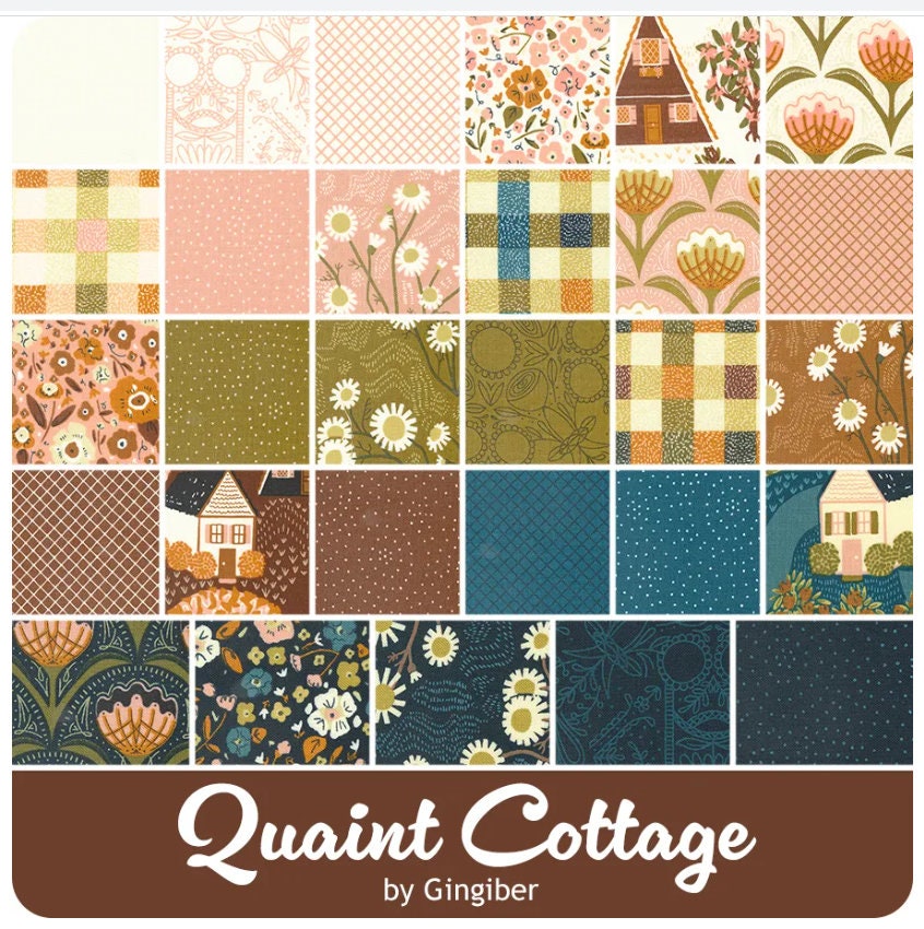 Quaint Cottage Charm Pack - Gingiber - Moda Fabrics