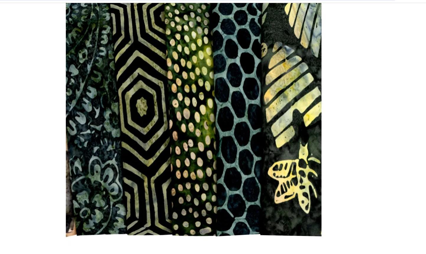 Honeycomb Tonga Batiks Charm Pack - Timeless Treasures Fabrics