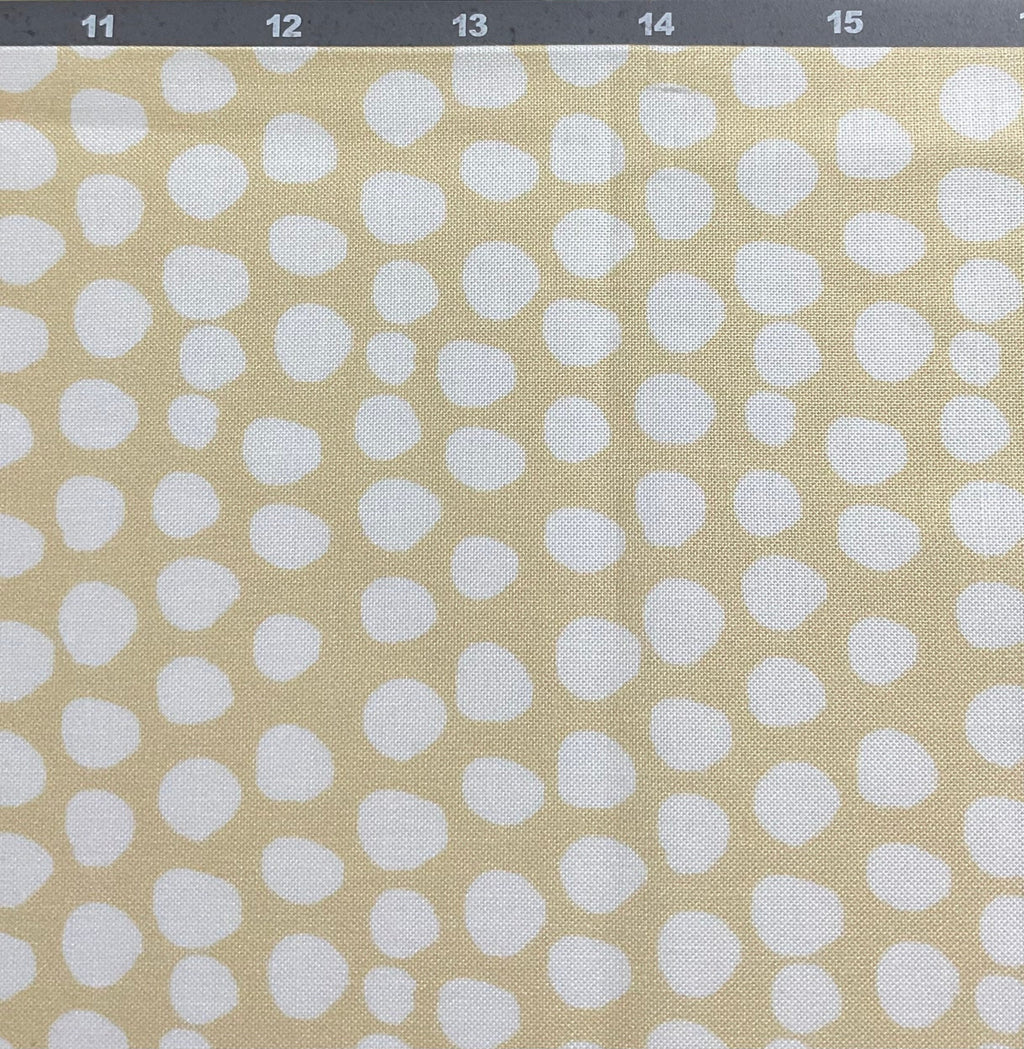 Little Ducklings Mustard Egg Spot – Pastel Blender Dot by Paper + Cloth for Moda Fabricsrics