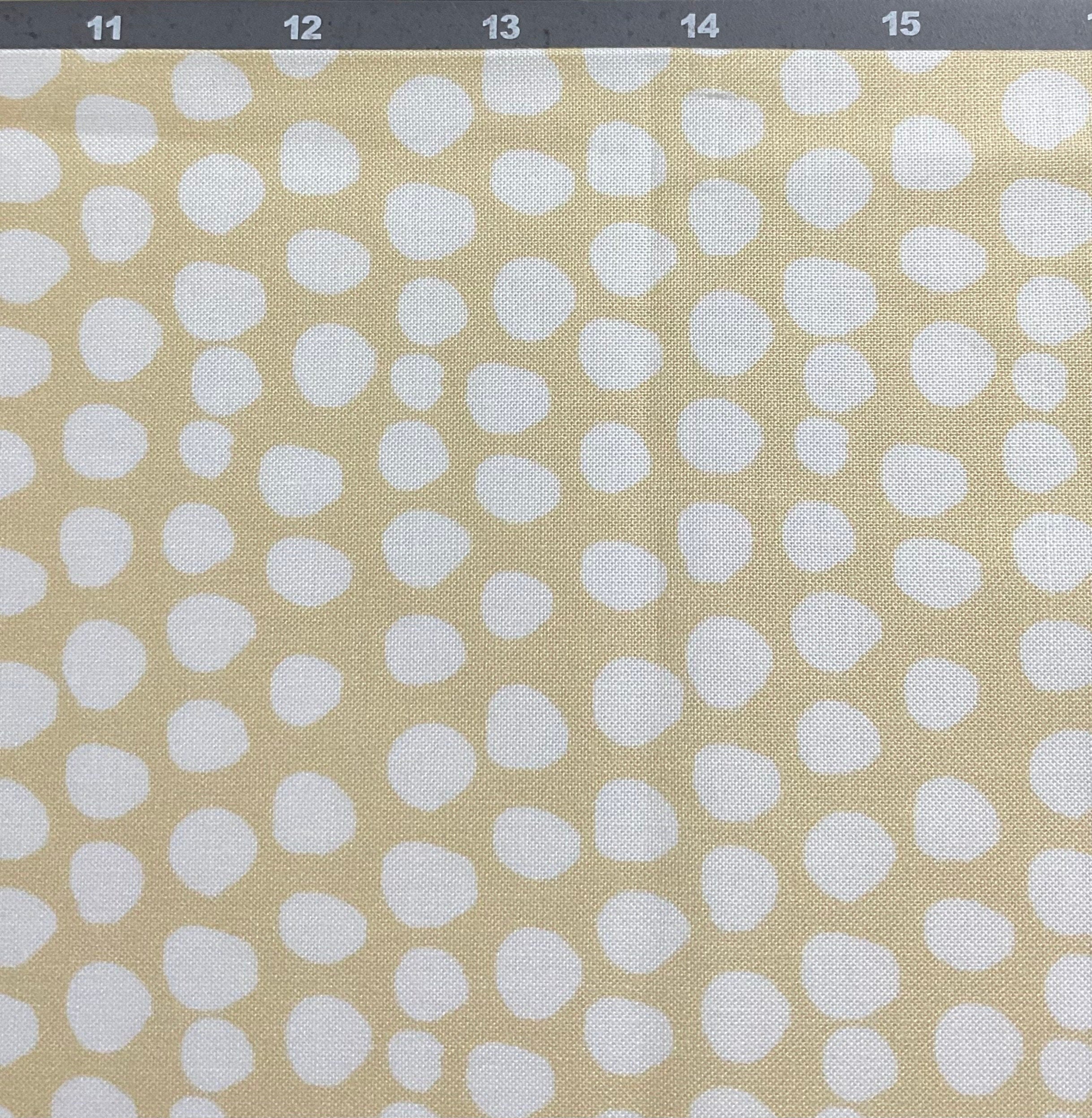 Little Ducklings Mustard Egg Spot – Pastel Blender Dot by Paper + Cloth for Moda Fabricsrics