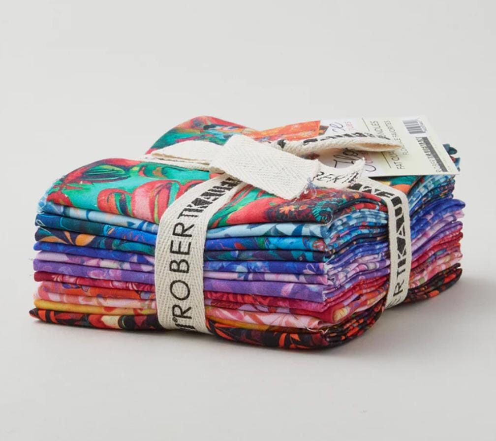 Florence Fat Quarter Bundle 12/pkg. - Christiane Marques - Robert Kaufman Fabrics