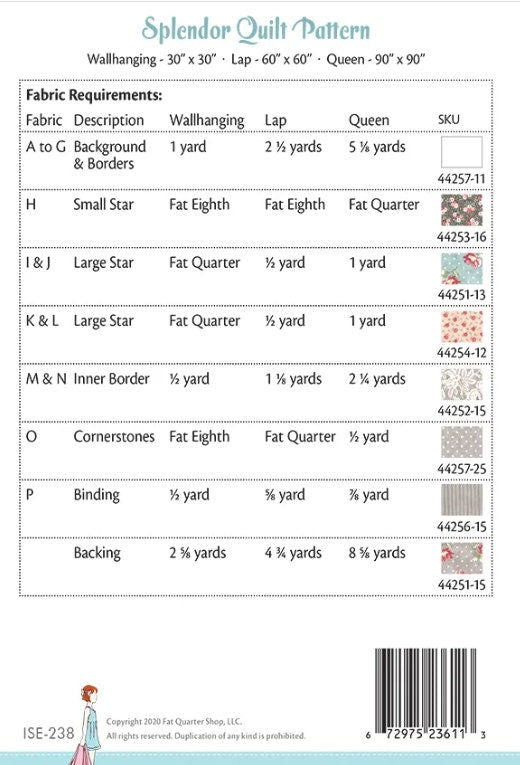 Splendor Quilt Pattern - It's Sew Emma