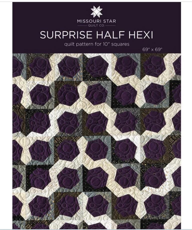 Surprise Half Hexi Quilt Pattern - Missouri Star