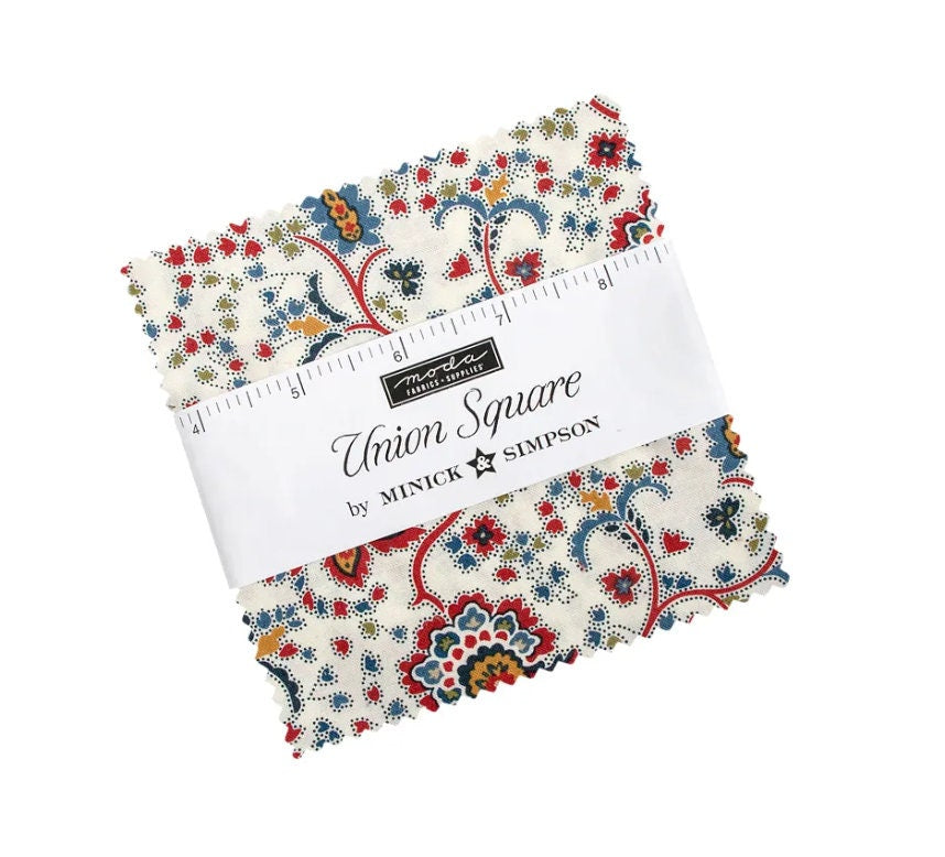 Union Square Charm Pack — 42 Squares — Minick & Simpson for Moda Fabrics