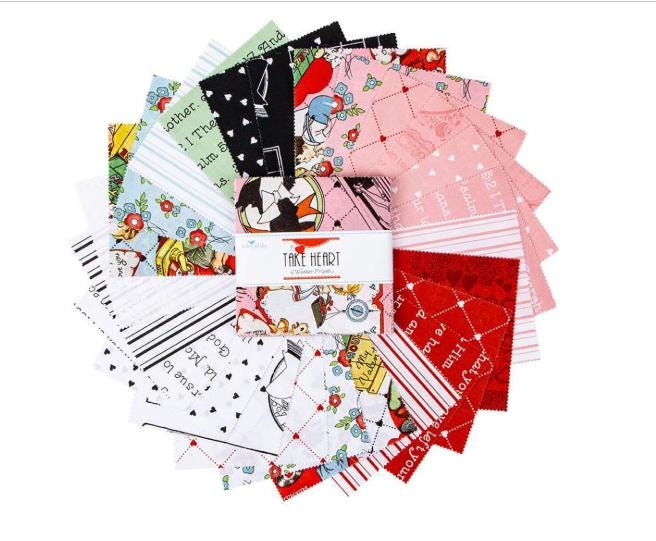 Take Heart Charm Pack - J Wecker Frisch - Riley Blake Designs