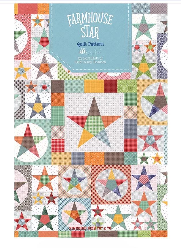 Farmhouse Star Quilt Pattern - Lori Holt of Bee in my Bonnet