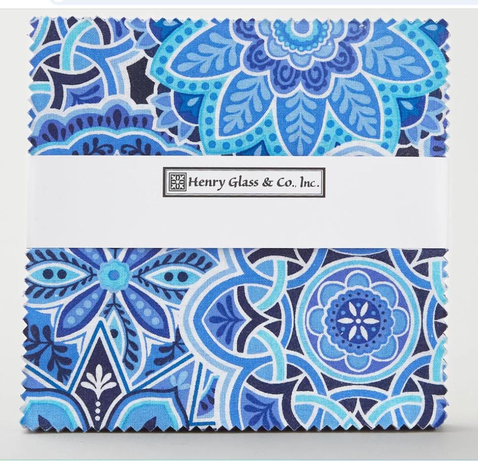 Blueprints Charm Pack - Henry Glass Fabrics