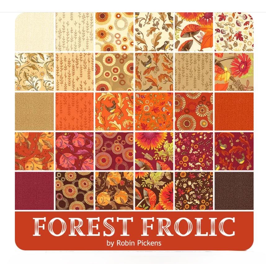 Forest Frolic Mini Charm Pack - Robin Pickens - Moda Fabrics