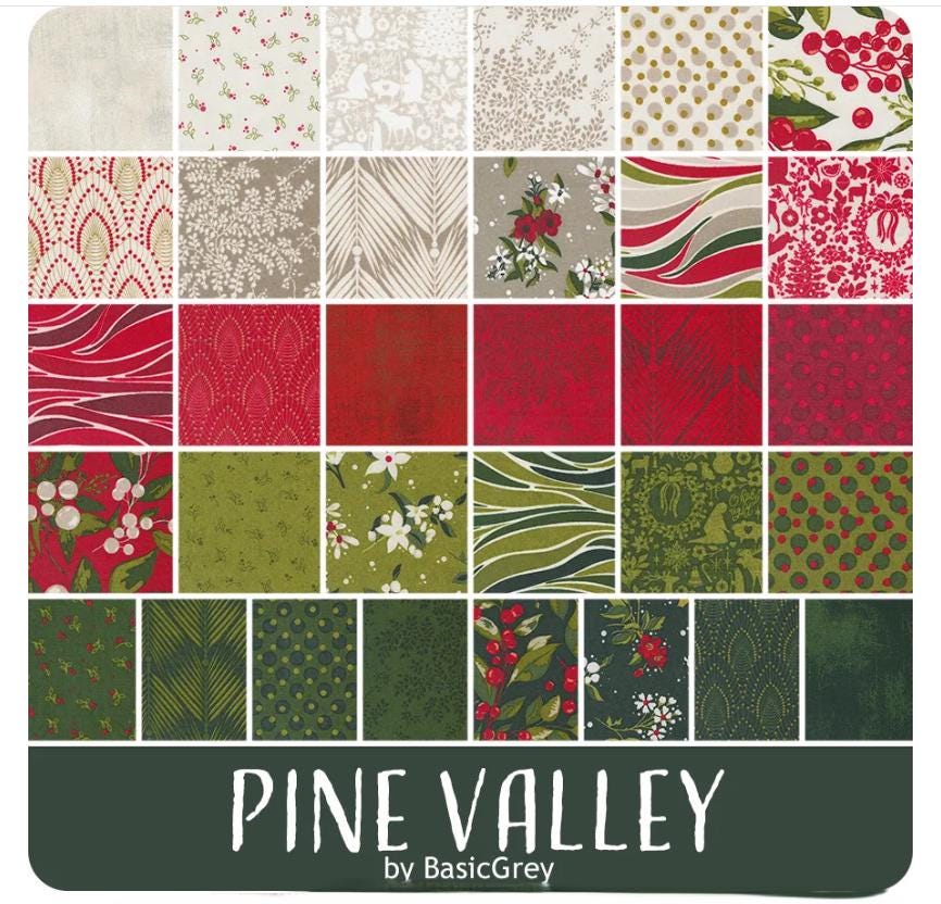 Pine Valley Charm Pack - BasicGrey - Moda Fabrics