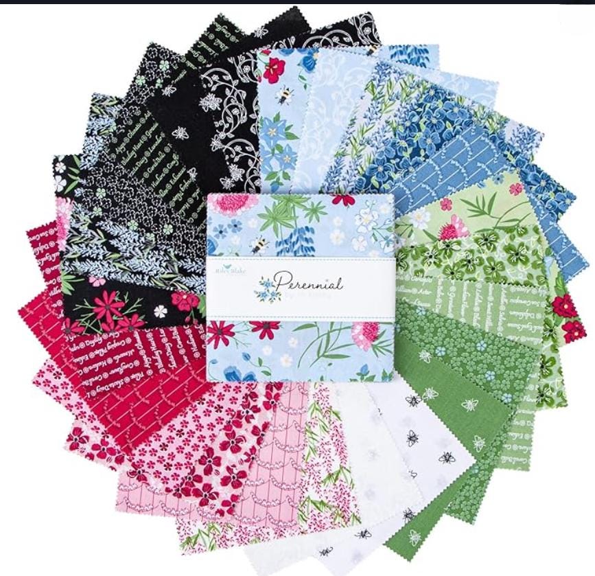 Perennial Charm Pack - Jill Finley - Riley Blake Designs