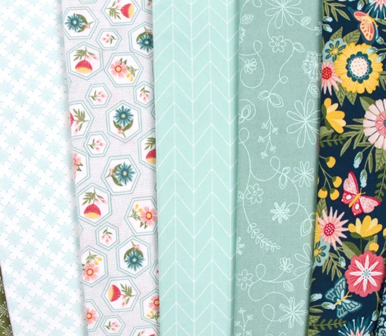 Vintage Flora Charm Pack - Kimberbell Designs- Maywood Studio
