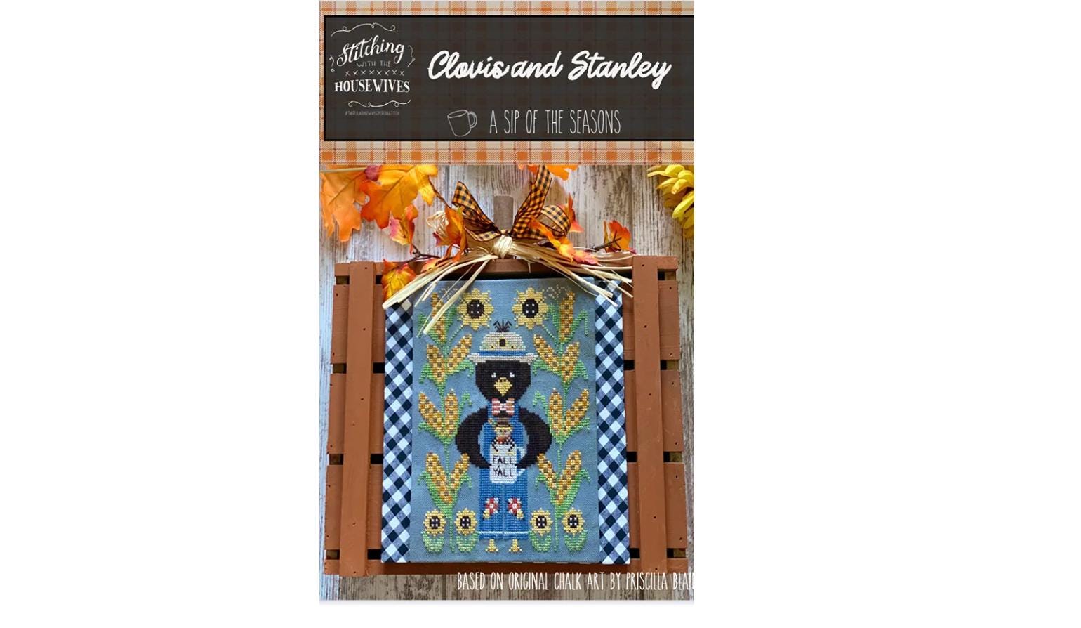 Clovis and Stanley Cross Stitch Pattern - Stitching with the Housewives - A Sip of the Seasons