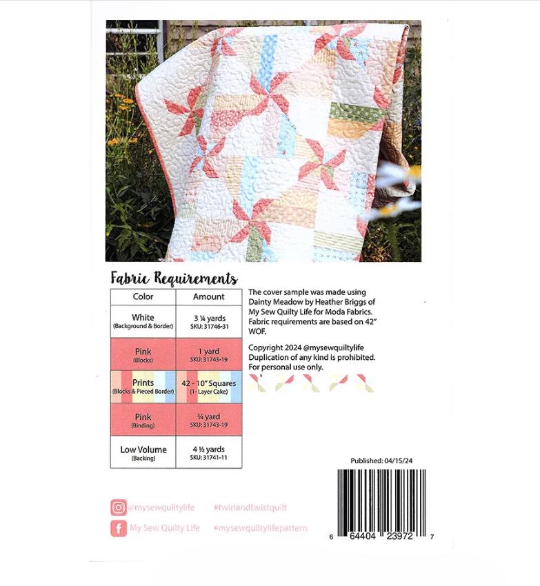Twist & Twirl Quilt Pattern - My Sew Quilty Life