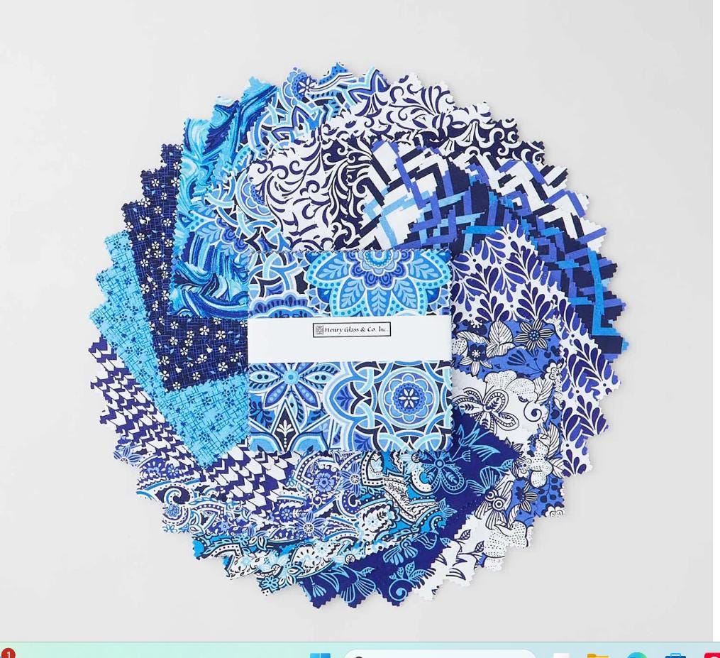 Blueprints Charm Pack - Henry Glass Fabrics