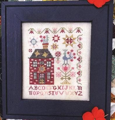 Peacock Manor Cross Stitch Pattern - Pansy Patch Quilts and Stitchery