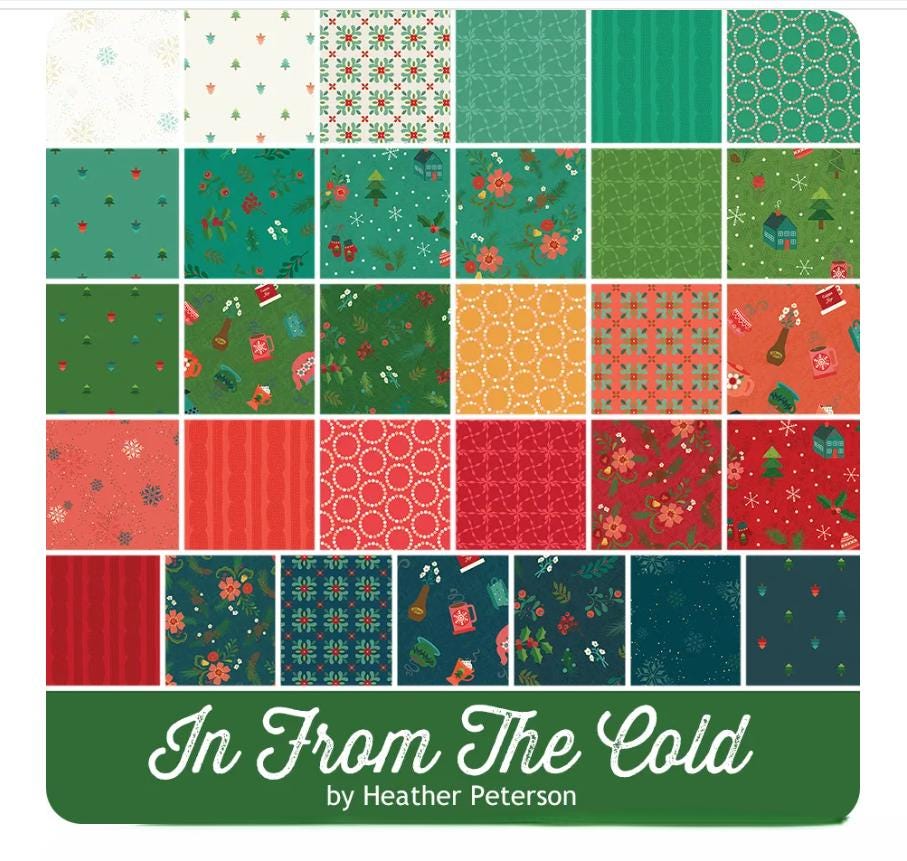 In From The Cold Charm Pack - Heather Peterson - Riley Blake Designs