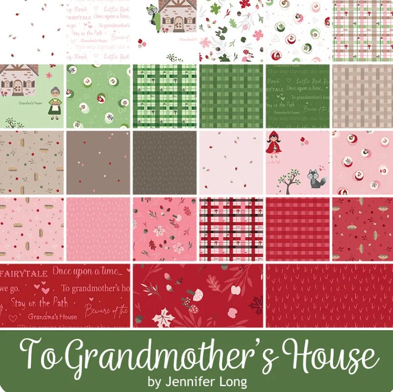 To Grandmother's House Charm Pack — 42 Squares — Jennifer Long for Riley Blake Designs