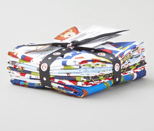A Day In The Woods Fat Quarter Bundle 7/pkg. -  Sam Norkin - Studio E