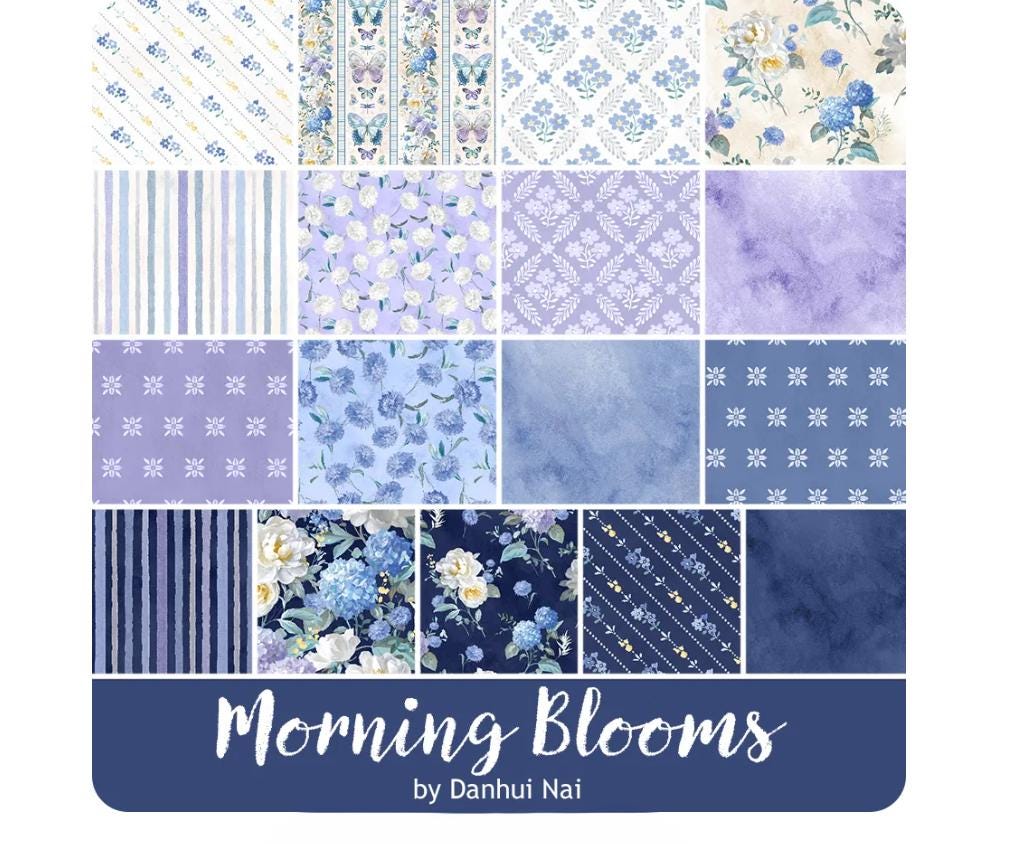 Morning Blooms Jelly Roll -Danhui Nai - Wilmington Prints