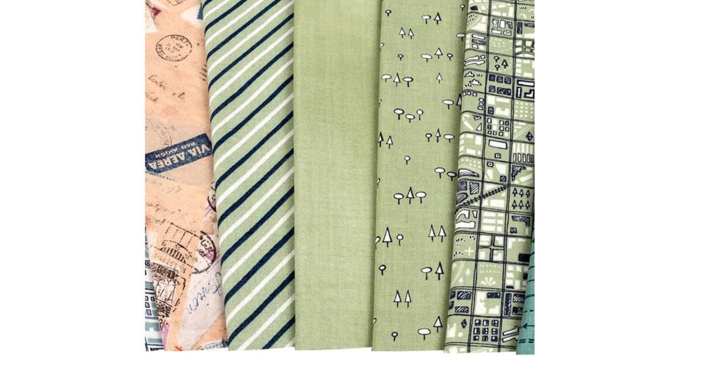 Bon Voyage Mini Charm Pack - Janet Clare - Moda Fabrics