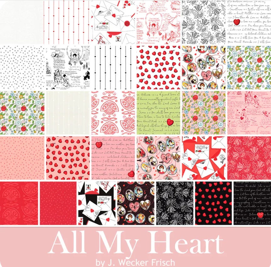 All My Heart Jelly Roll - J. Wecker Frisch - Riley Blake Designs