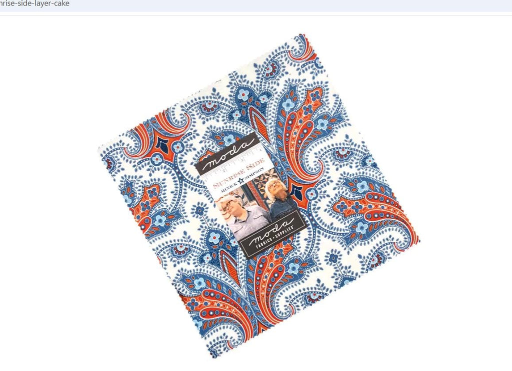 Sunrise Side Layer Cake - Minick & Simpson - Moda Fabrics