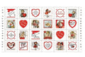 Vintage Valentine Greeting Patch Multi Panel - Riley Blake Designs