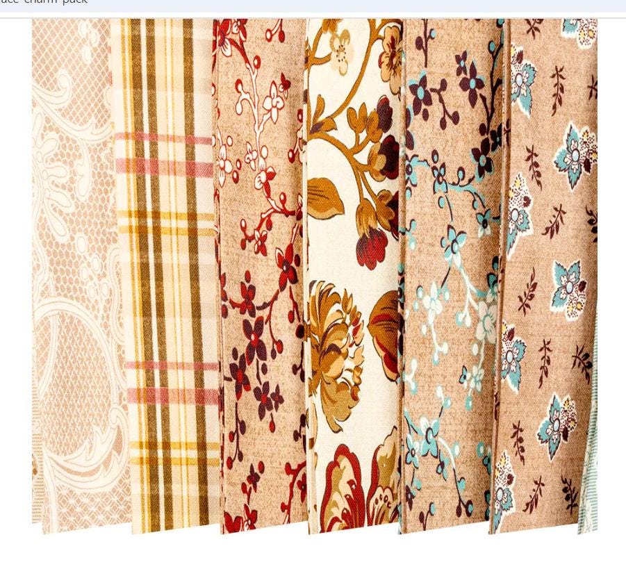 Lydia's Lace Charm Pack – Betsy Chutchian - Moda Fabrics