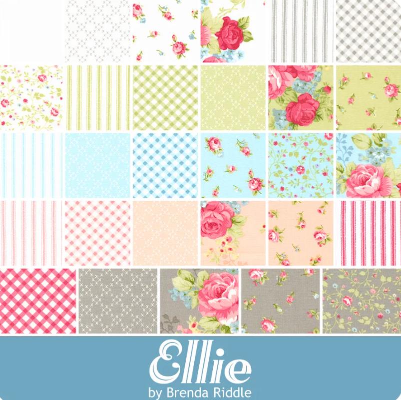 Ellie Mini Charm Pack 42/pkg. - Brenda Riddle - Moda Fabrics