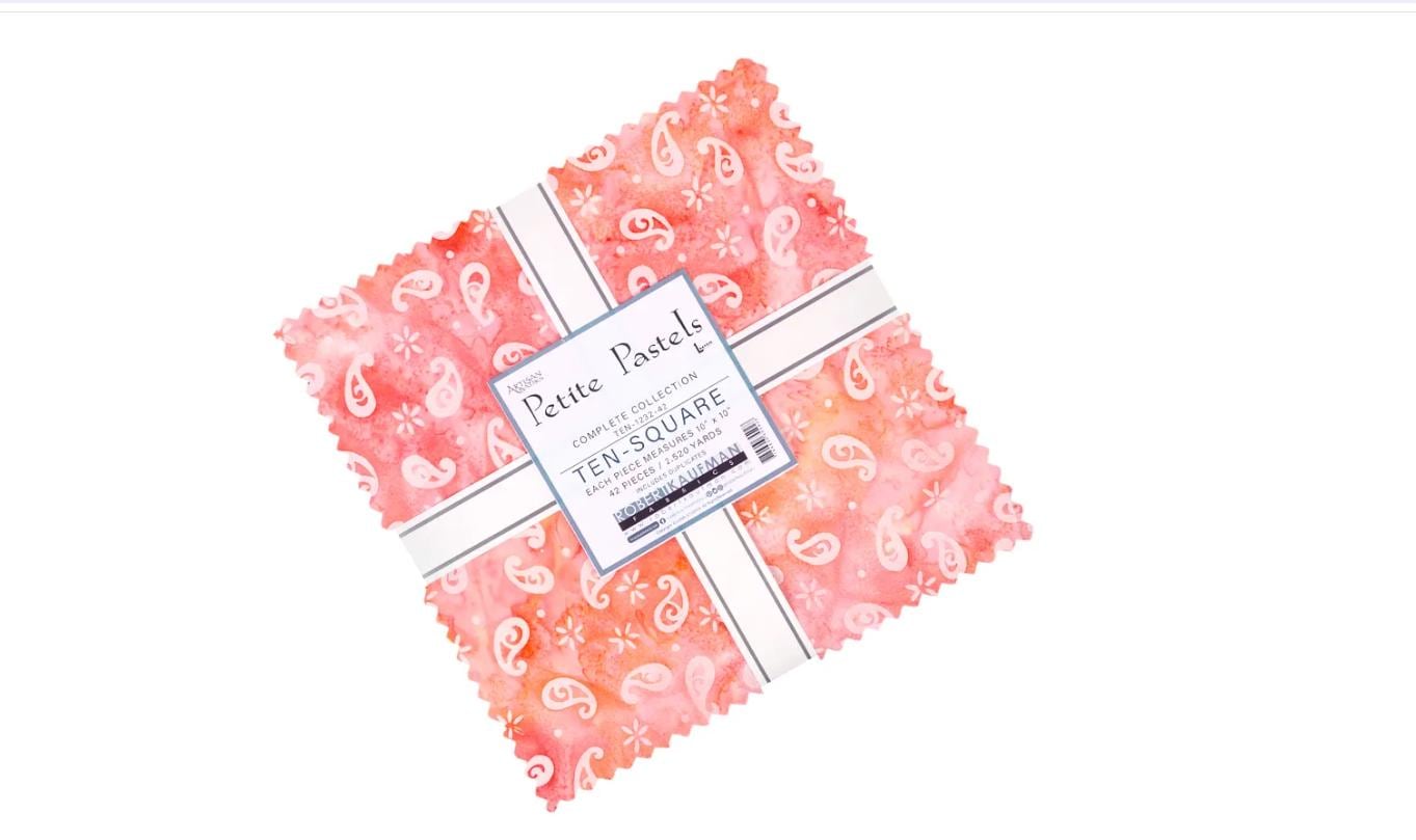 Petite Pastels Artisan Batiks Layer Cake - Lunn Studios - Robert Kaufman Fabrics