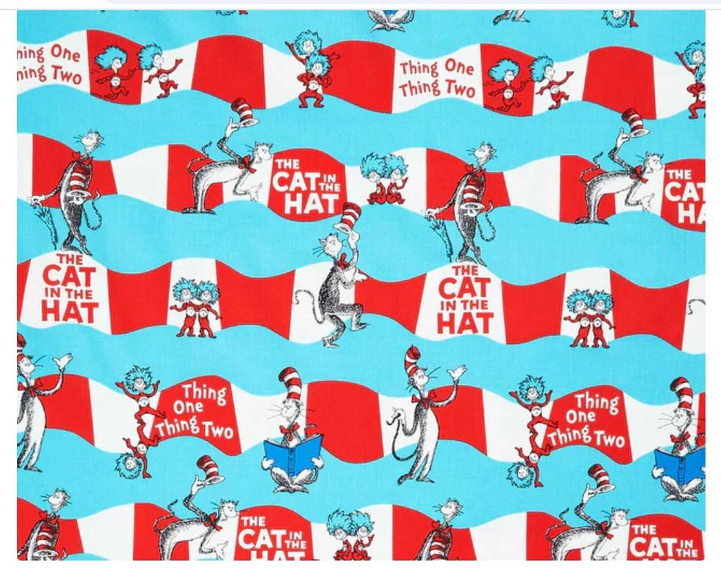 Dr. Seuss Thing One Thing Two & Cat in the Hat Yardage – Robert Kaufman