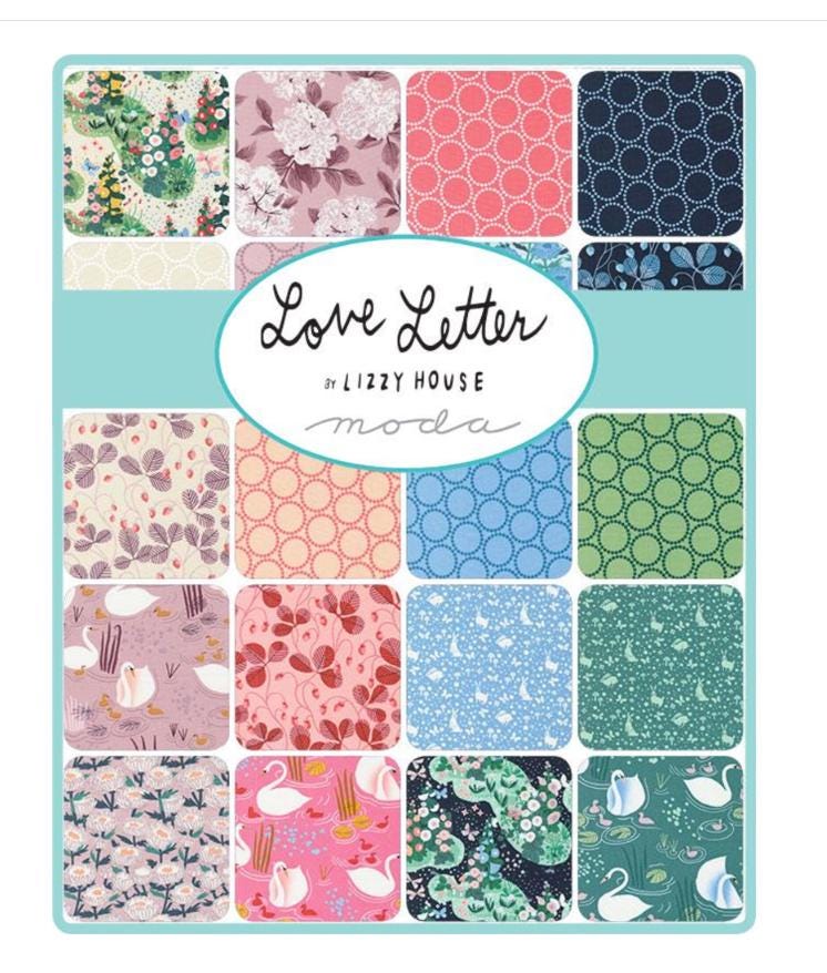 Love Letter Charm Pack - Lizzy House - Moda Fabrics