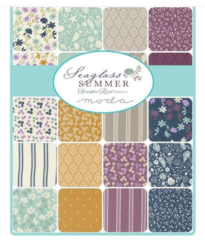 Seaglass Summer Layer Cake - Sweetfire Road - Moda Fabrics