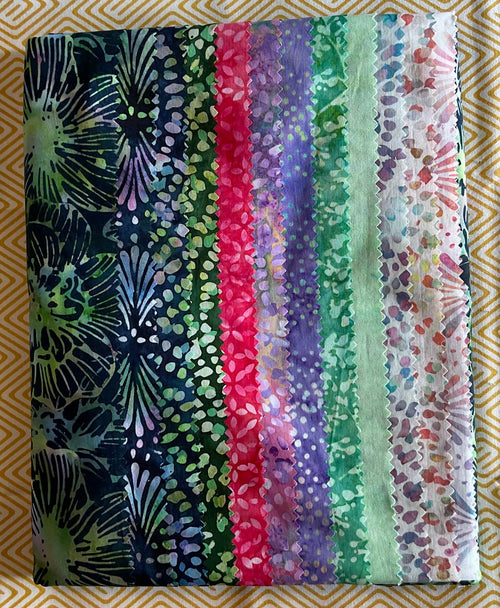 Bold and Bright Batiks Fat Quarter Bundle - Hoffman Fabrics