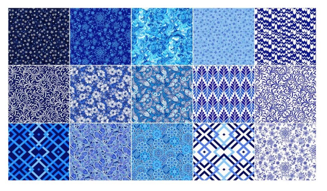 Blueprints Charm Pack - Henry Glass Fabrics