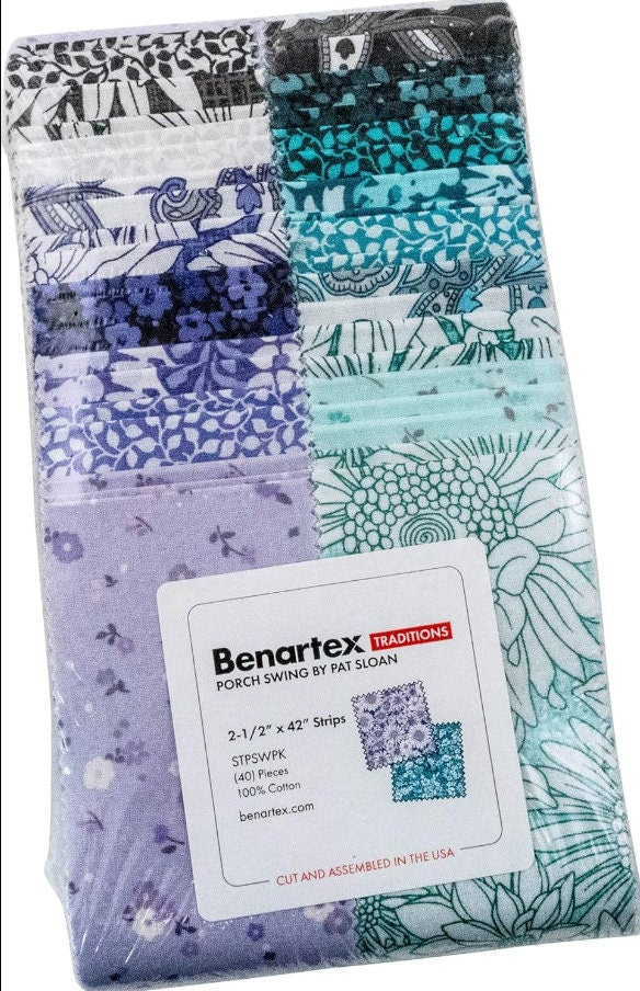 Porch Swing Jelly Roll - Pat Sloan - Benartex Fabrics