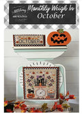 October Weigh In Cross Stitch Pattern - Stitching with the Housewives