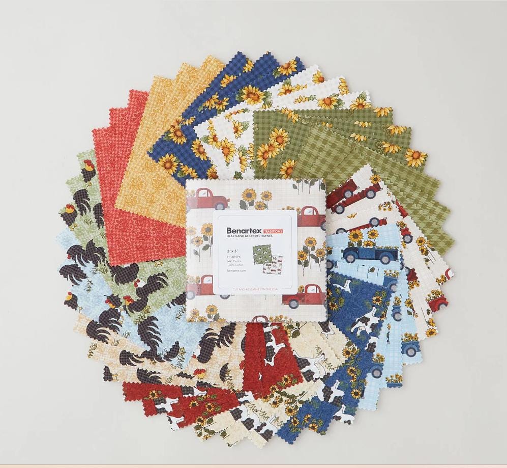 Heartland Charm Pack – Cheryl Haynes - Benartex
