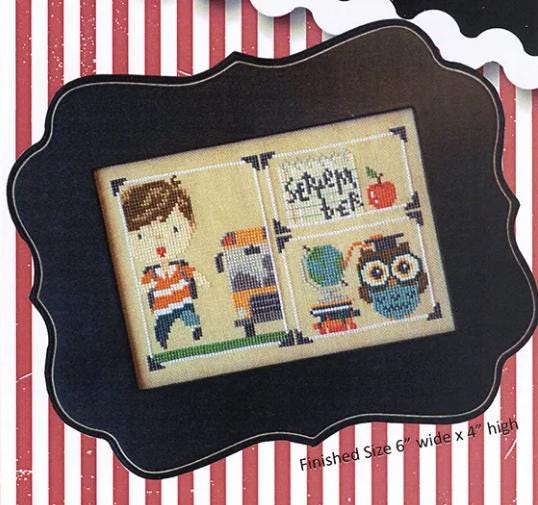 September Snapshot Cross Stitch Pattern - Pine Mountain Designs