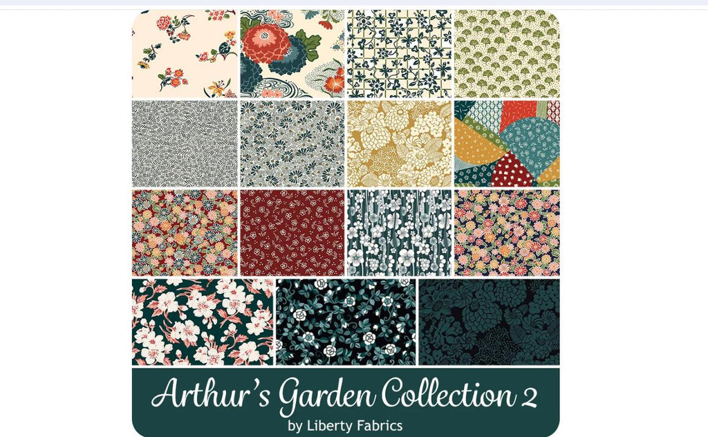 Arthur's Garden Collection 2 Charm Pack — 42 Squares — Liberty Fabrics for Riley Blake Designs