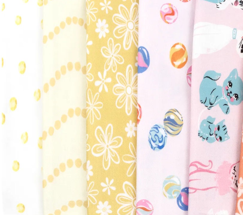 Thrift Shop Fat Quarter Bundle 13/pkg. - Louise Pretzel - Figo Fabrics
