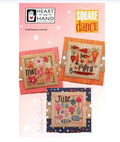 April, May and June Square Dance Cross Stitch Pattern - Heart In Hand