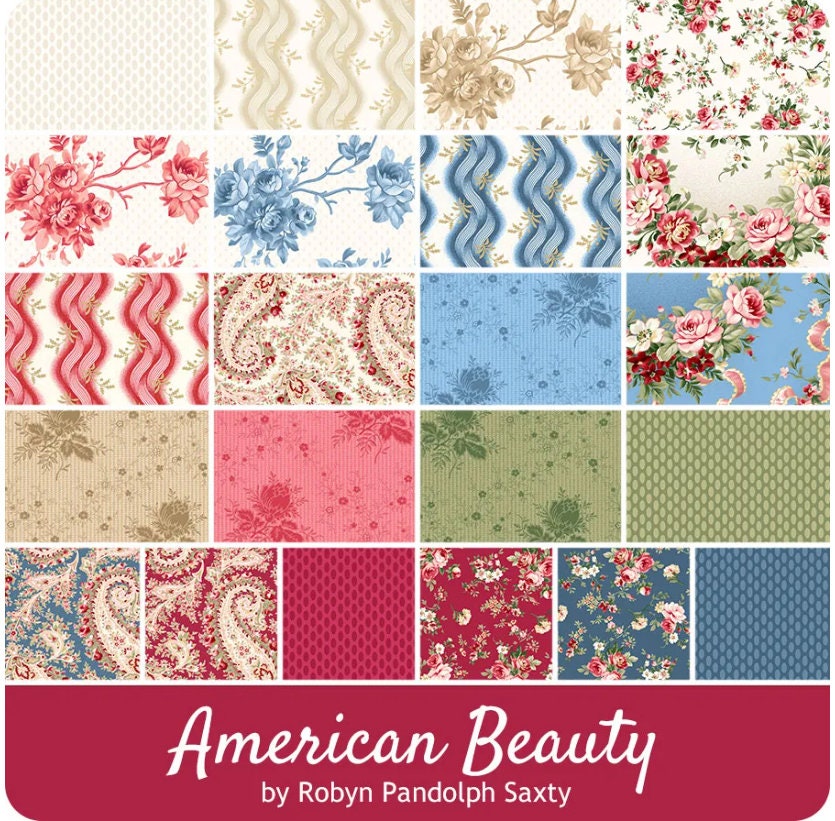 American Beauty Charm Pack - Robyn Pandolph Saxty - Maywood Studio