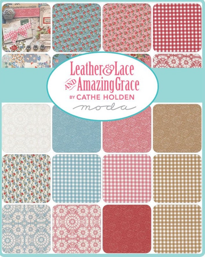 Leather & Lace and Amazing Grace Charm Pack - Cathe Holden - Moda Fabrics