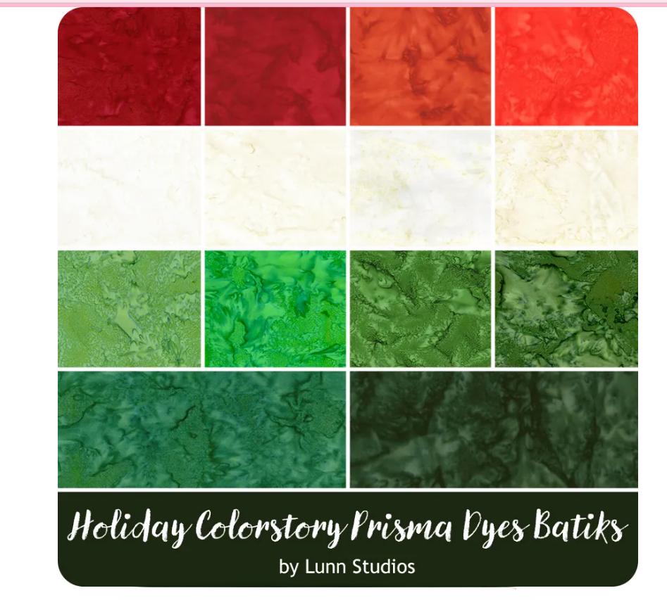 Holiday Colorstory Prisma Dyes Layer Cake -Lunn Studios - Robert Kaufman Fabrics