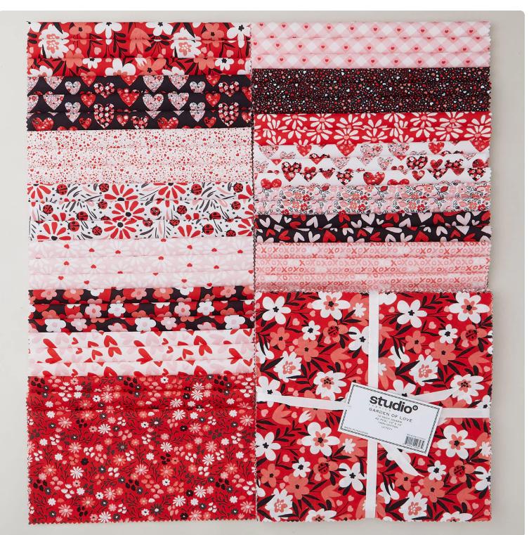 Garden of Love Layer Cake - Studio E - Fabric Editions