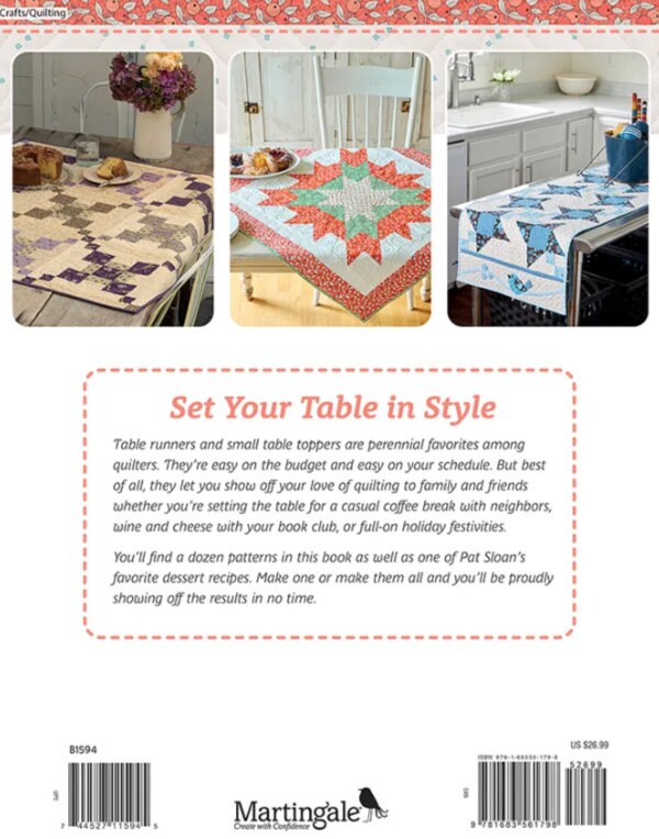 Tantalizing Table Toppers Quilt Book - Pat Sloan