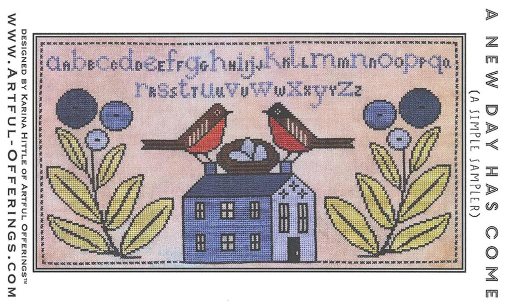 A New Day Has Come Cross Stitch Pattern - Artful Offerings