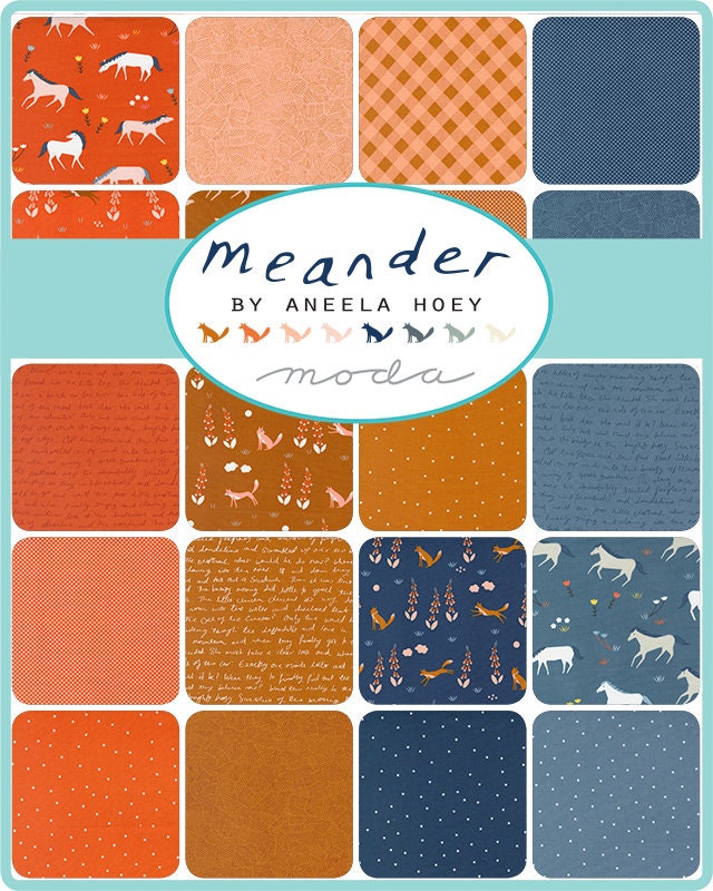 Meander Mini Charm Pack - Aneela Hoey - Moda Fabrics